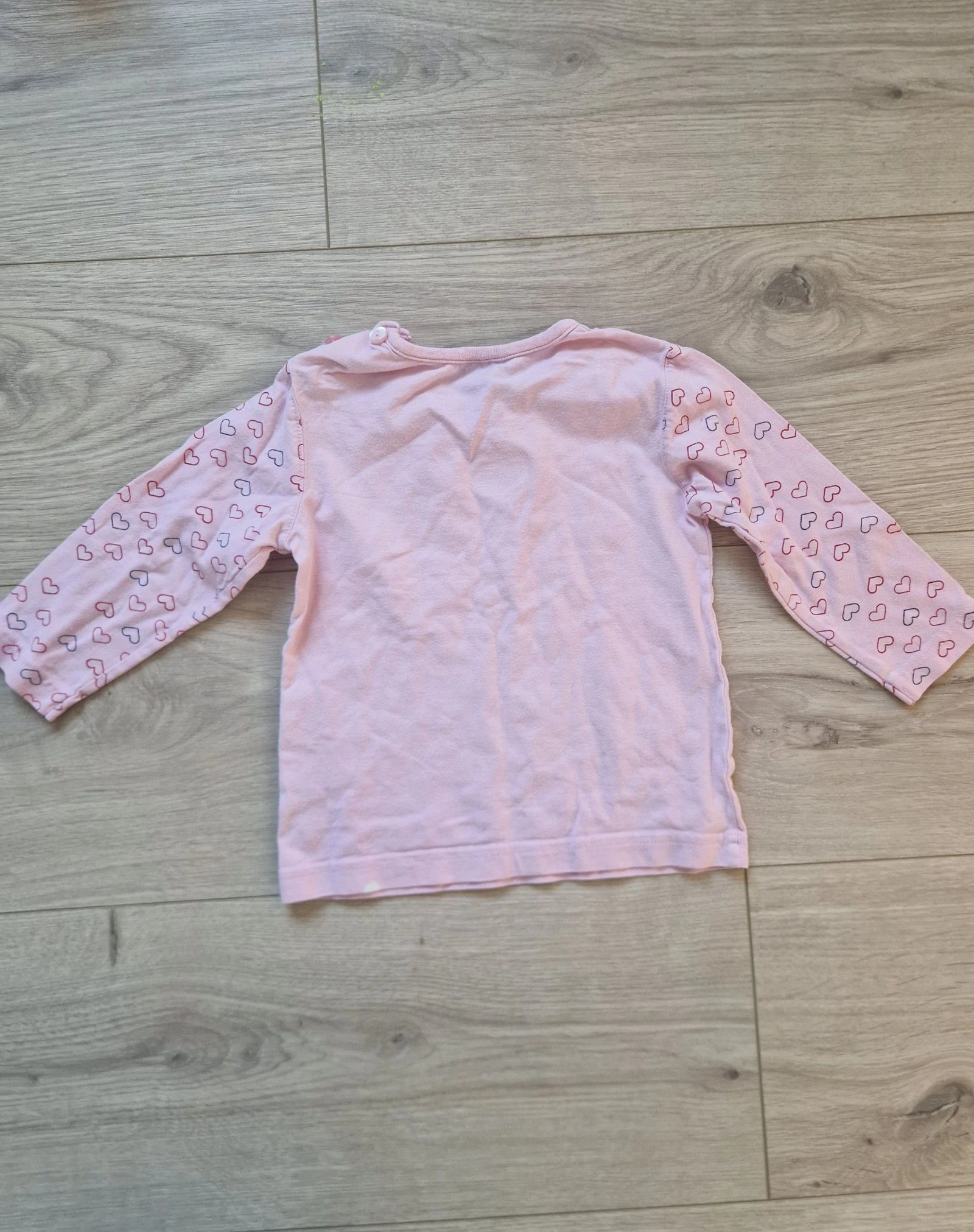 💖 T-shirt de mangas compridas - Snoopy - bebê menina - 12 meses / 80 cm - estado correto – photo 6